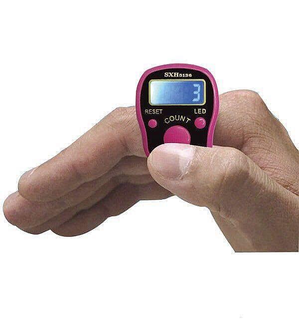 Gambar Tasbih Digital LED Mini Finger Counter Penghitung Tally Jari Ngaji - LED dari Heping 78 undefined Tokopedia