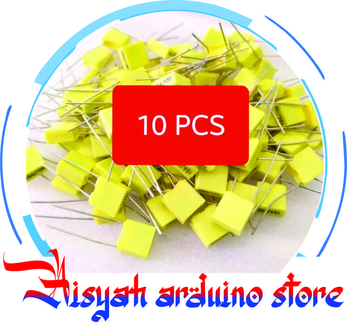 Gambar 10pcs Kapasitor Capasitor Elco MKM 0,1uf 100V 104 100 V 100nf nano f dari aisyah arduino store Kota Surabaya Tokopedia