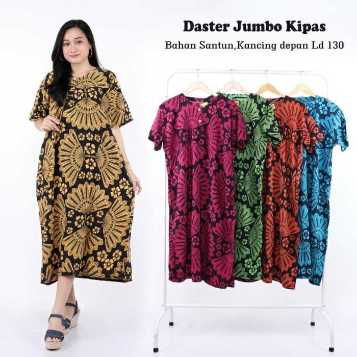 Gambar grosir daster murah/ daster jumbo/ daster jumbo busui - motif 6 dari BATIK_YASMIM undefined 5 Tokopedia