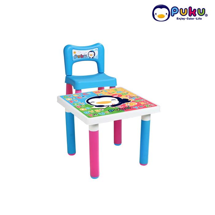 Gambar Puku Fantastic Paket Meja kursi Anak - Table Chair 30501 - Pink And Blue dari Enportu Mom n Baby undefined Tokopedia