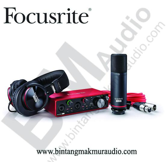 Gambar Focusrite Scarlett Solo Studio - USB Audio Interface Bundle Pack dari Bintang Makmur Audio Medan_NEW undefined Tokopedia