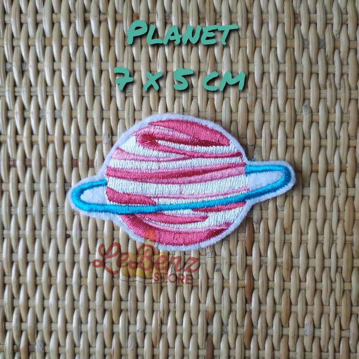 Gambar Patch Bordir Jahit Space - Planet dari LeBenz Store undefined Tokopedia