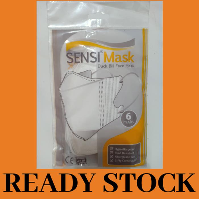 Gambar Masker sensi Duckbill sachet isi 6 ori murah dari Henpro Fire Safety Kota Administrasi Jakarta Barat Tokopedia