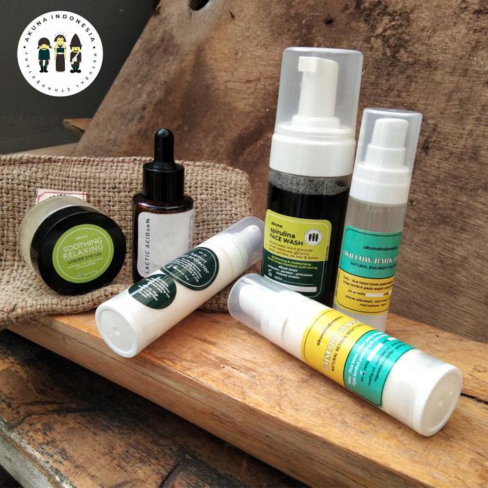 Gambar Skin Routine Package - Spirulina D dari Akuna indonesia undefined Tokopedia