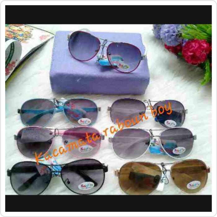KC02-kacamata reiben anak balita toddler kids glasses boy girl cute  Cokelat