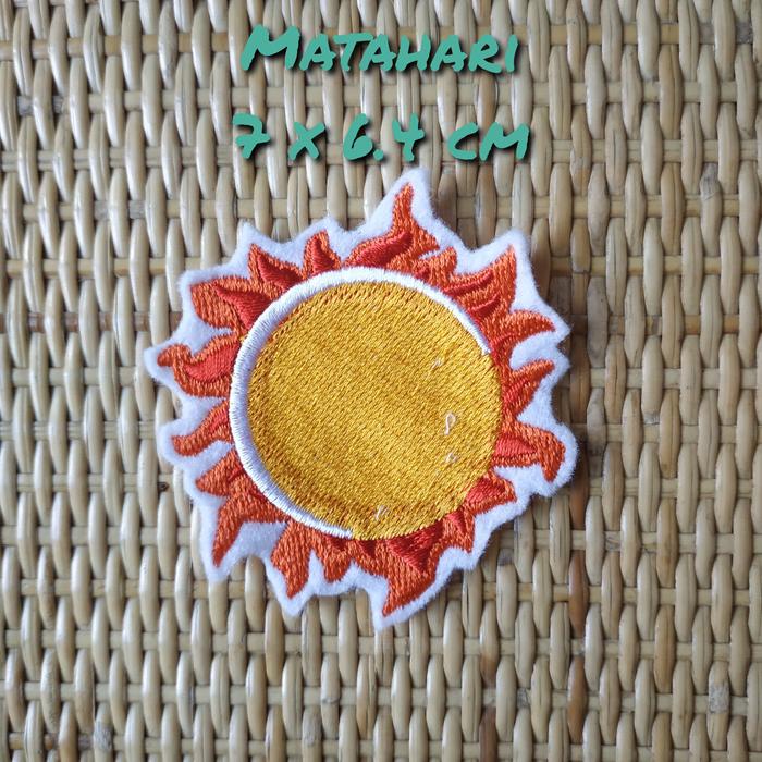 Gambar Patch Bordir Jahit Space - Matahari dari LeBenz Store undefined Tokopedia