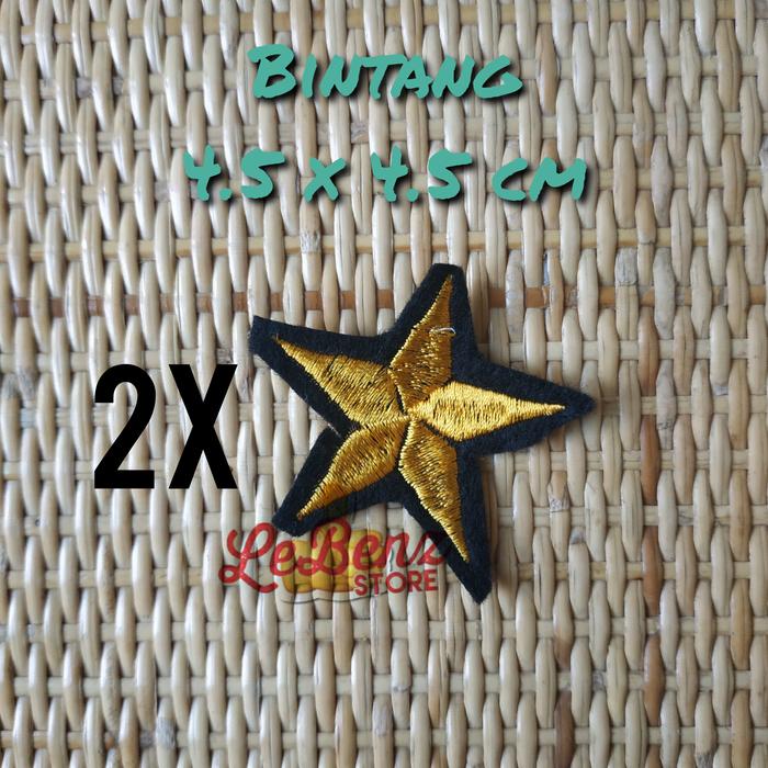 Gambar Patch Bordir Jahit Space - 2 pcs Bintang dari LeBenz Store undefined Tokopedia