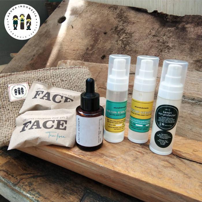 Gambar Skin Routine Package - Cleanser Bar A dari Akuna indonesia undefined Tokopedia