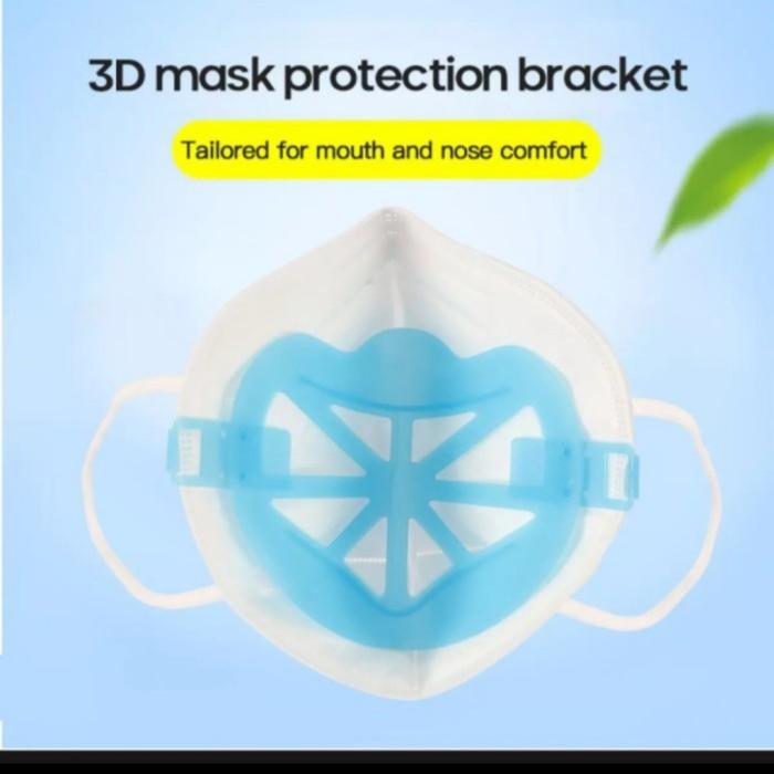 Gambar Masker Penyangga Bracket / Premium Mask Bracket / Bracket Mask Holder - Biru dari dnmlocker.tech undefined Tokopedia