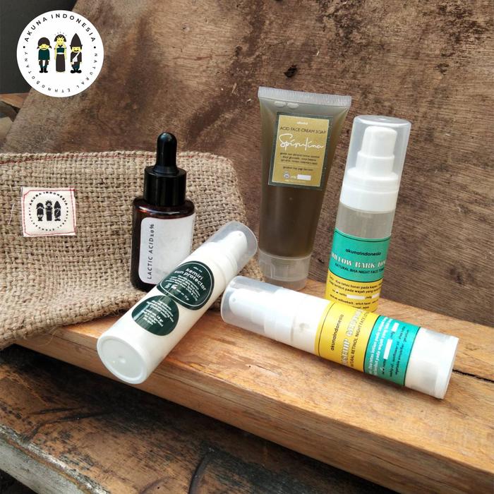 Gambar Skin Routine Package - Spirulina A dari Akuna indonesia undefined Tokopedia