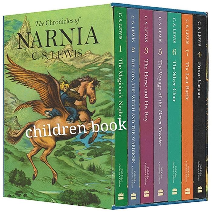 Gambar The Chronicles of Narnia box set 7 books ,full color .fancy paper. dari CHILDREN BOOK undefined Tokopedia