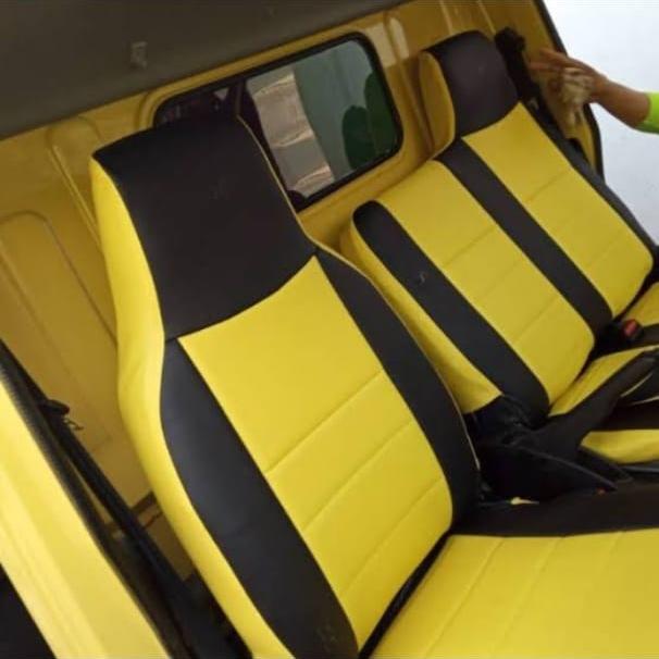 Gambar SARUNG JOK MOBIL CANTER TURBO INTERKULER ENGKEL DAN TRUK - Kuning dari Rhinacoverjok undefined Tokopedia