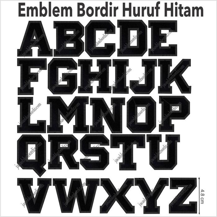 Gambar Emblem Bordir Flanel huruf N - Ungu dari Kerajinan123 undefined Tokopedia