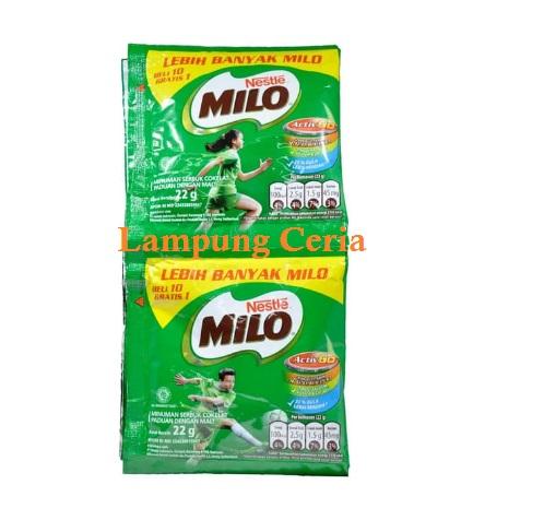 Gambar Minuman Susu Coklat | Milo Activ Go Renceng 10 x 18 Gr dari Lampung Ceria undefined Tokopedia