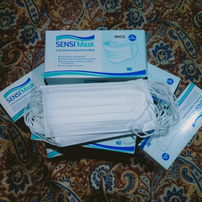 Gambar masker sensi isi 50 earloop - Putih dari cv anugrah rahayu undefined Tokopedia