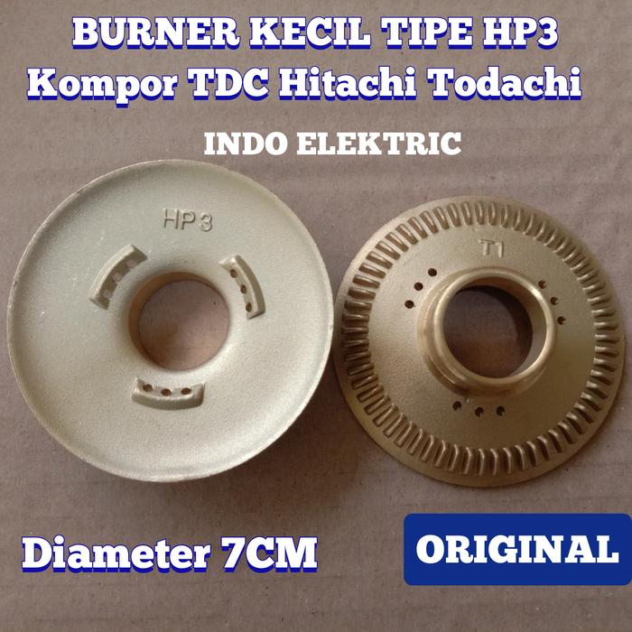 Gambar BURNER KUNINGAN HP3 KECIL ORIGINAL KOMPOR GAS TDC/HITACHI/TODACHI dari INDO ELECTRIC_NEW undefined Tokopedia