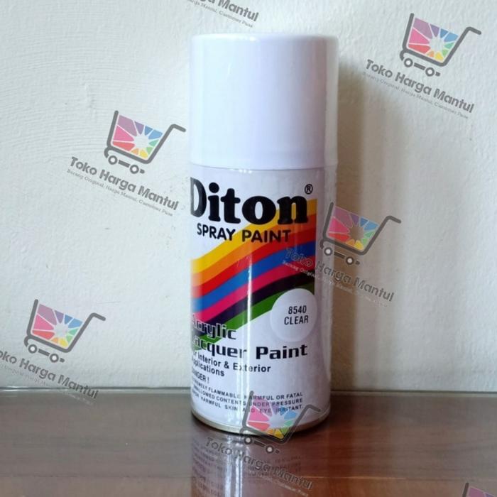 Gambar Cat semprot Diton 300 CC ( 8540 ) Clear / Vernish mengkilap dari Toko Harga Mantul undefined Tokopedia