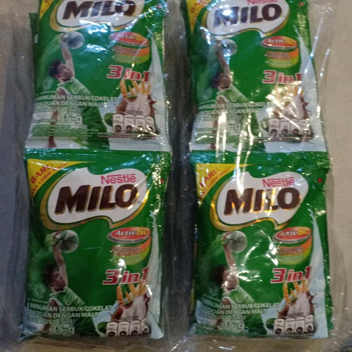 Gambar susu milo 3 in 1 sachet 35gr dari Vad mart undefined Tokopedia