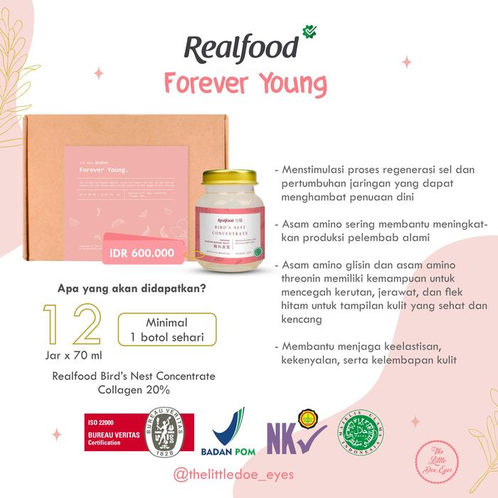 Gambar RealFood Minuman Sarang Burung Walet Bird's Nest Program - 12 Hari - Forever Young dari Thelittledoeeyes undefined Tokopedia