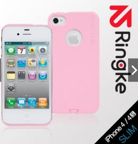 Jual Ringke Slim Iphone dan 4S Original Case Diskon Pink