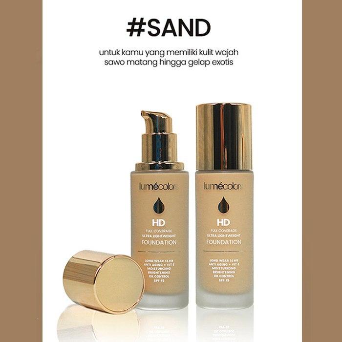 Gambar Lumecolors HD Full Coverage Ultra Lightweight Foundation / Foundation - Sand dari Lumecolors_DurenSawit undefined Tokopedia