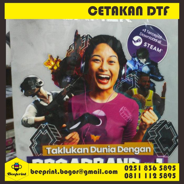 Gambar CETAK DTF SABLON DIGITAL MESIN LARGE FORMAT SIAP PRESS LEMBARAN - A4 dari Beeprint Bogor undefined Tokopedia