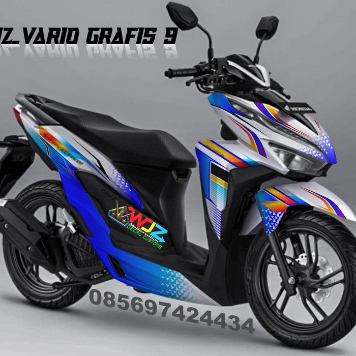 Gambar STIKER STRIPING DECAL VARIO 2018 125 150 GRAFIS 9 - Putih dari Mulya Jaya Stiker undefined Tokopedia