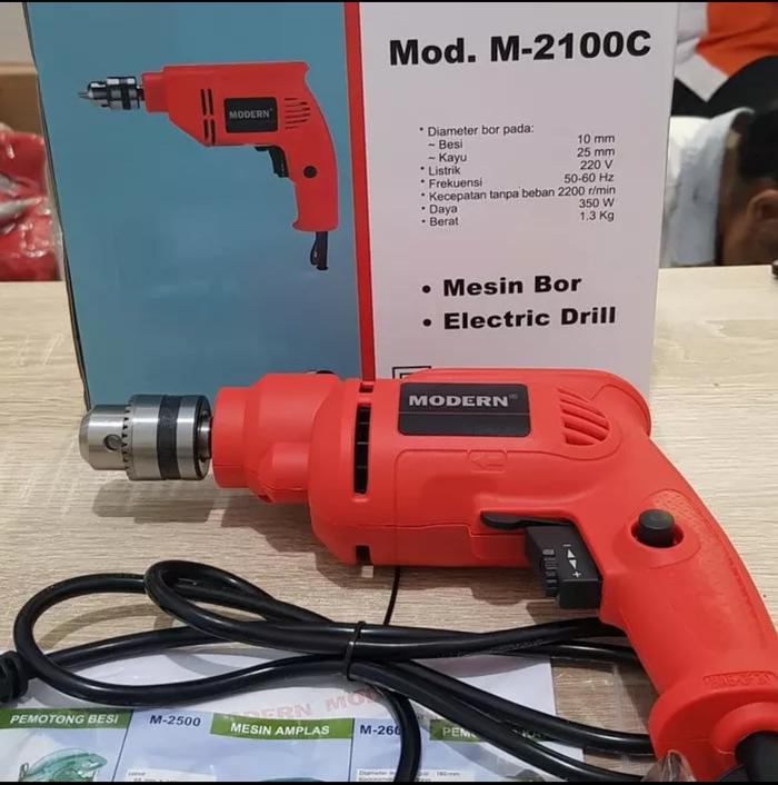 Gambar Mesin Bor ,bor tangan listrik bor power tool Modern M2100c dari KOMATSU' undefined Tokopedia