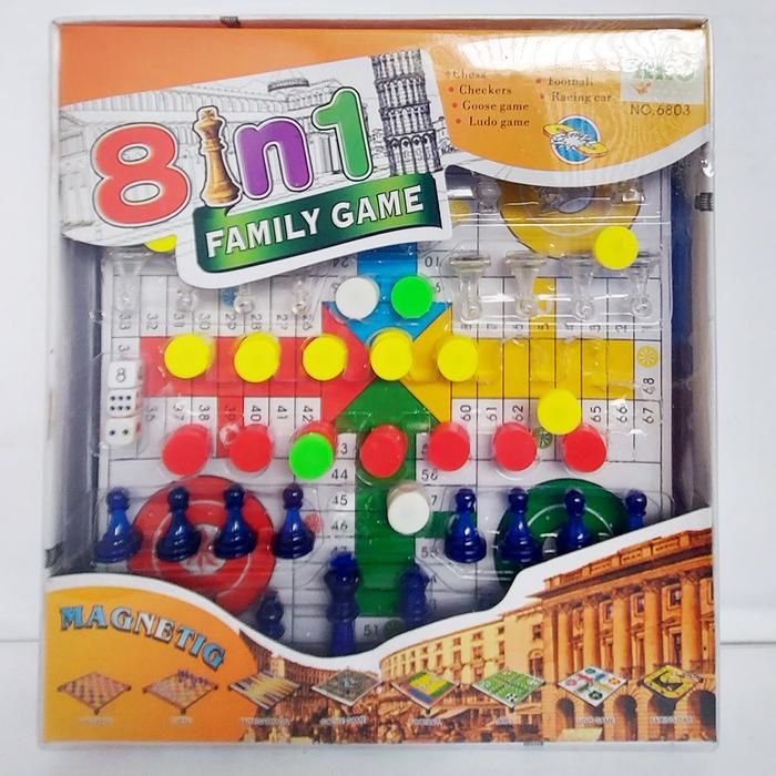 Gambar Board Game 8 In 1 Family Game Magnetic Board Catur Checker Ludo Chess dari NusaJayaMaret undefined Tokopedia