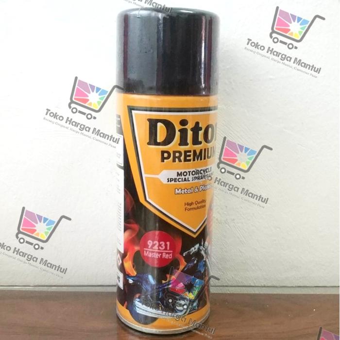 Gambar Cat semprot Pylox/pilok Diton Premium (9231) master red dari Toko Harga Mantul undefined Tokopedia