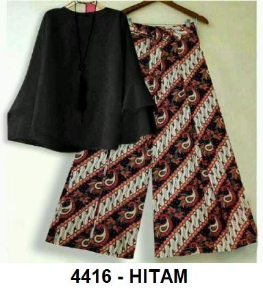 Gambar Setelan blouse wanita ukuran jumbo XXL LD 110 celana kulot batik murah - Maroon dari ERIKAWAI SHOP undefined 5 Tokopedia