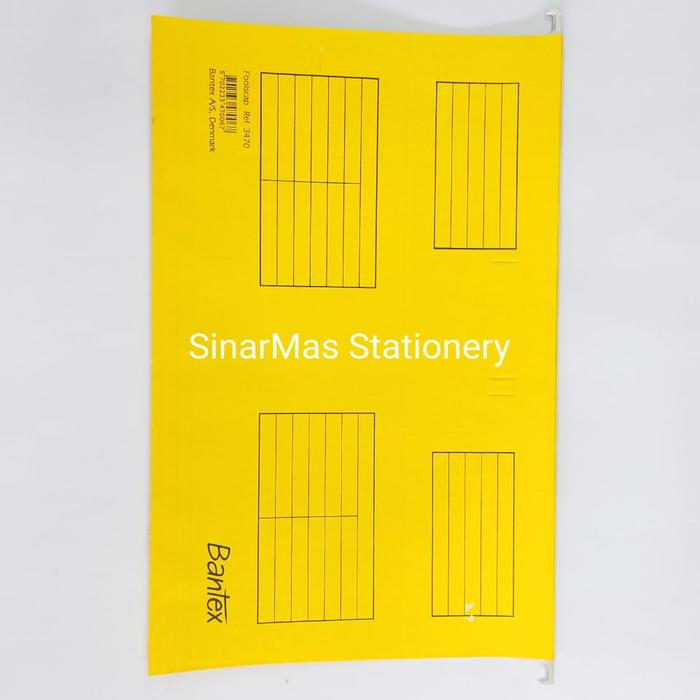 Gambar Hanging Map Bantex - Hang Map Bantex F4 - Map Gantung Folio Bantex - Kuning dari Sinar Mas Stationery ATK undefined Tokopedia