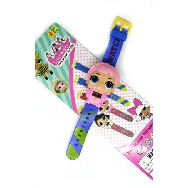 Gambar jam tangan lol tekan - pink dari littleunicorn6 undefined Tokopedia
