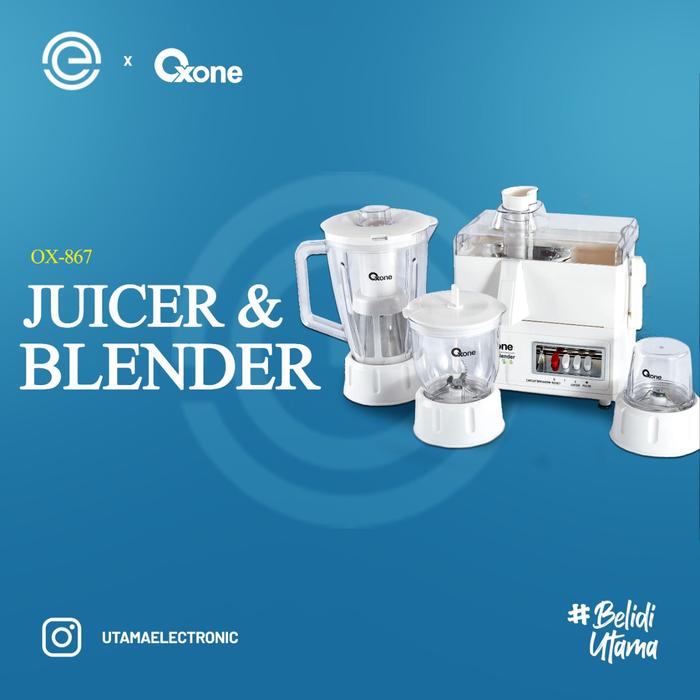 Jual Oxone 4 In 1 Juicer & Blender Ox867 Di Seller Owl Store
