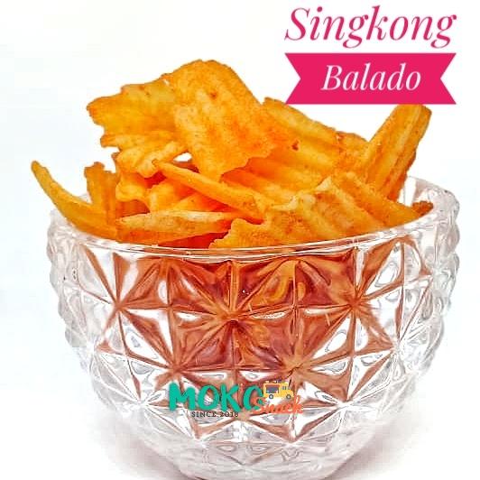 Gambar singkong balado 250gr Snack kiloan - tanpa bubblewra dari Moko Snack Surabaya undefined Tokopedia
