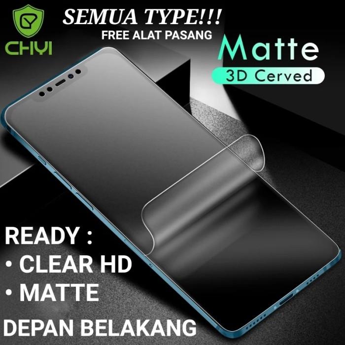 IPHONE PLUS HYDROGEL MATTE ANTI GORES Non Tempered Glass CLEAR HD,  CLEAR HD, BELAKANG di Eagle Accessories Tokopedia