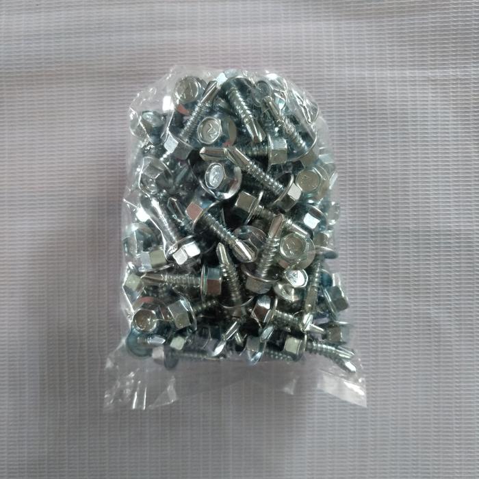 Jual Baut Roofing/Skrup Rufing/Baut Baja Ringan harga per bungkus ...