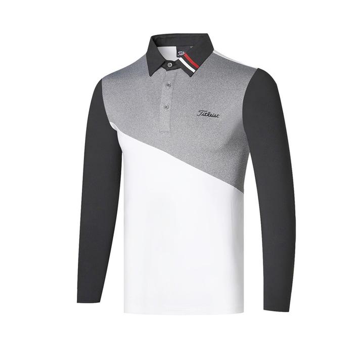 Jual Long sleeve golf polo men kaos 
