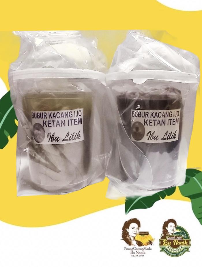 Gambar Bubur Kacang Hijau / Bubur Ketan Hitam (KHUSUS GOJEK GRAB) - Kacang Hijau dari Pisang Goreng Madu Bu Nanik undefined Tokopedia