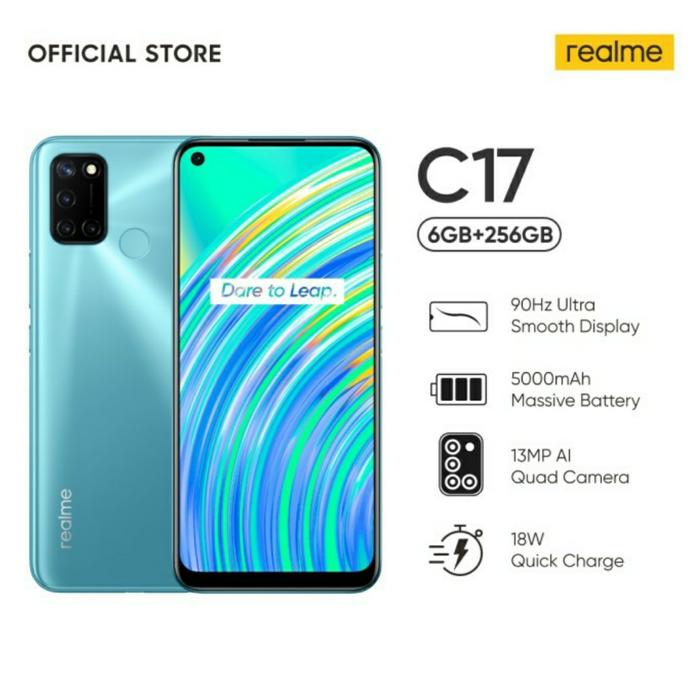 Gambar HP REALME C17 6/256 GARANSI REALME 1 TAHUN RAM 6GB ROM 256GB - Hijau - Hijau dari Hendri Celular undefined Tokopedia