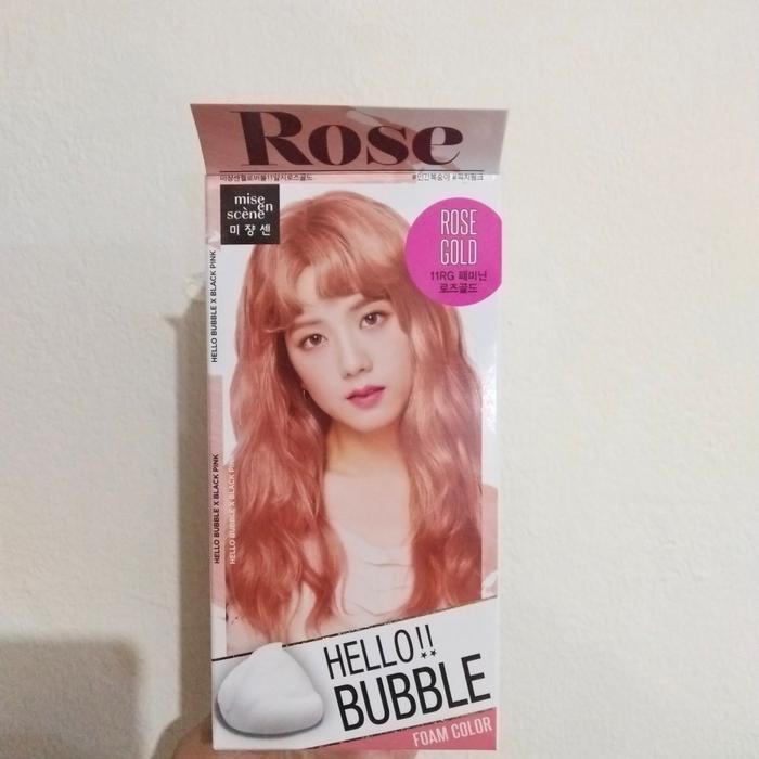 Gambar Mise En Scene Hello Bubble Hair color cat rambut Korea - Rose GOLD dari Bichustore undefined Tokopedia