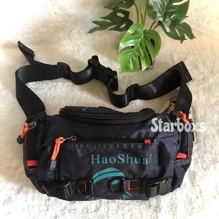 Gambar Tas Selempang Anti Air Waistbag Import Haoshuai - Biru dari starBoxs undefined Tokopedia
