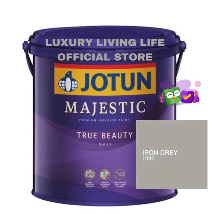 Jual Jotun Majestic True Beauty Matt Iron Grey 1032 2,5Liter Gallon