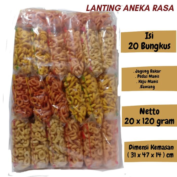 Gambar Lanting Singkong Bumbu Aneka Rasa Khas Kebumen Isi 20 dari Camilan Nyai Ajeng undefined Tokopedia