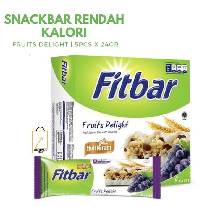 Gambar FITBAR Multigrain Fruits Delight Snack Sehat Camilan Diet 5pcs x 22gr dari Journalierstore undefined Tokopedia