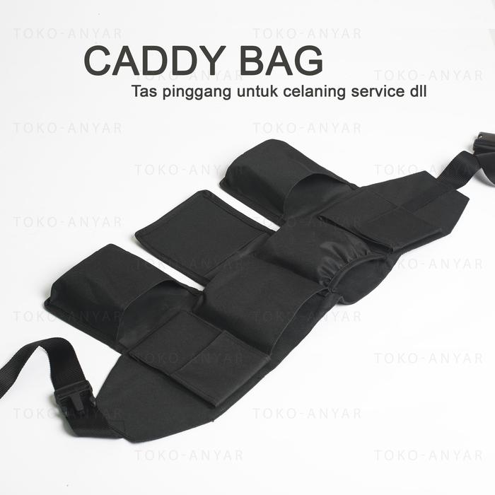 Jual Caddy Bag ( Tas Pinggang Untuk Pekerja Cleaning Service) Biru Di