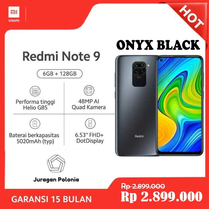 Jual Xiaomi Redmi Note 9 Smartphone Onyx Black 128 Gb 6 Gb Hitam Kota Medan Juragan Polonia 