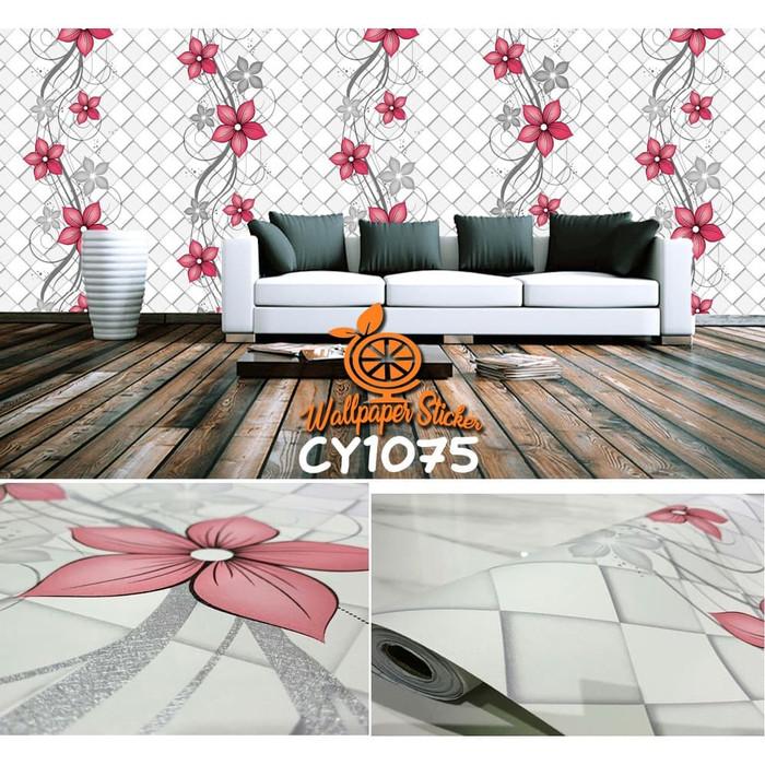 Gambar Wall Sticker / Wall Paper Ketupat / Anyaman Uk. 45cmx10M Varian - Merah dari Jaksupplies undefined Tokopedia