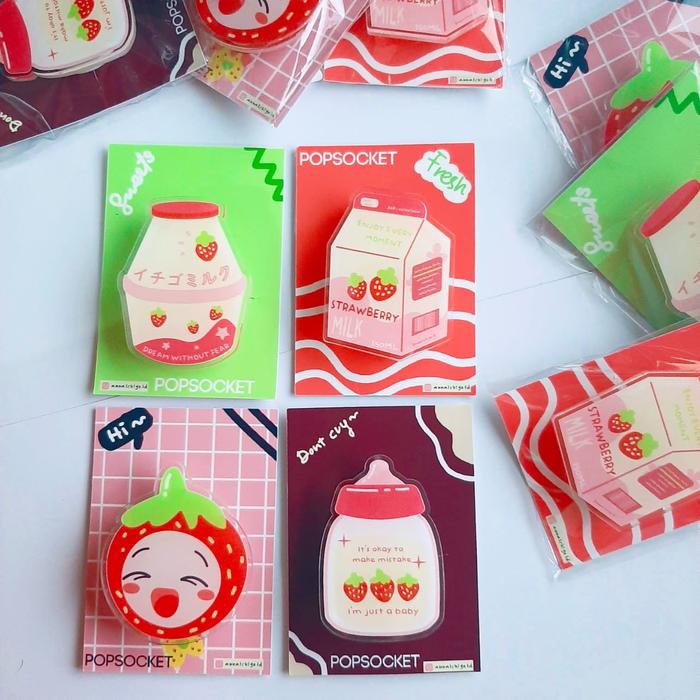 Jual ICHIGO POPSOCKET GRIPTOK SWEETS Kota