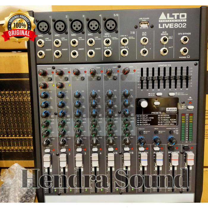 Jual Mixer Audio ALTO live 802 LIVE802 Professional (8